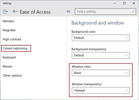 چگونگی انجام تنظیمات ease of access در ویندوز 10